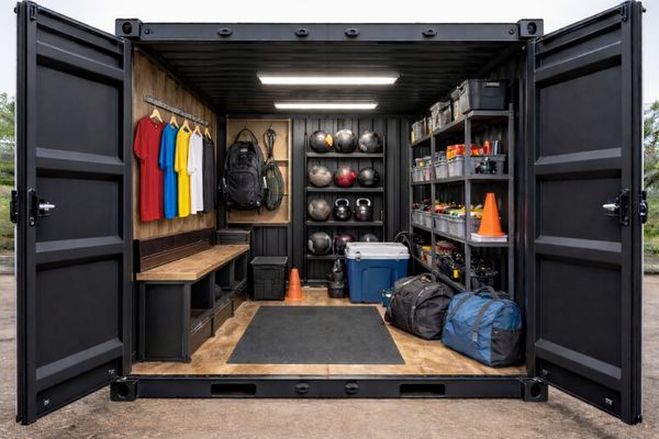 Mon conteneur charentais stockage équipement sport