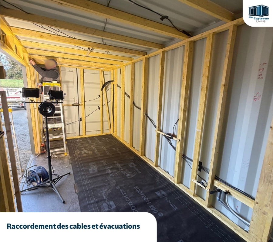 Mon Conteneur Charentais Aménagement isolation conteneur 3