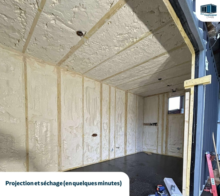 Mon Conteneur Charentais Aménagement isolation conteneur 5