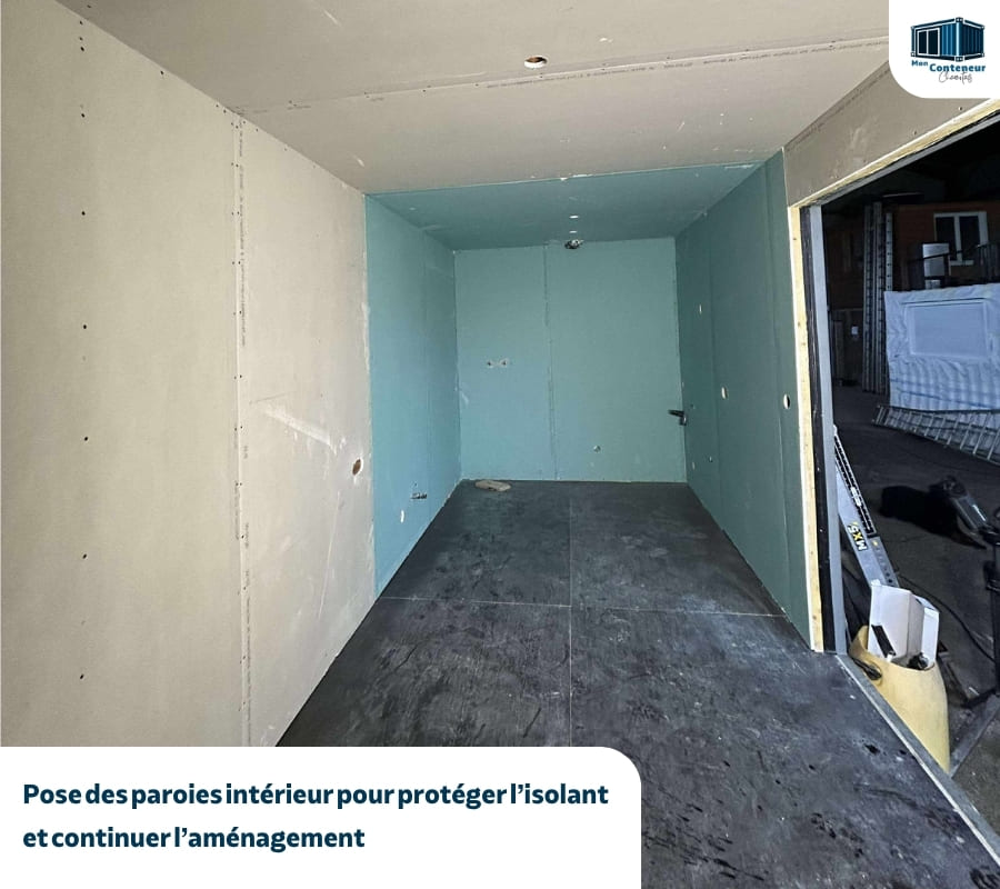 Mon Conteneur Charentais Aménagement isolation conteneur 6